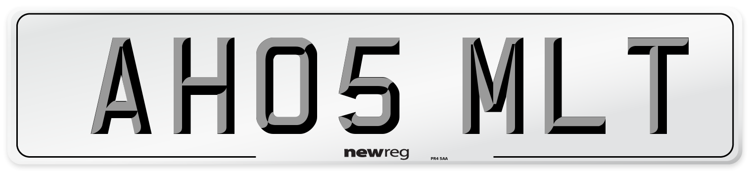 AH05 MLT Number Plate from New Reg